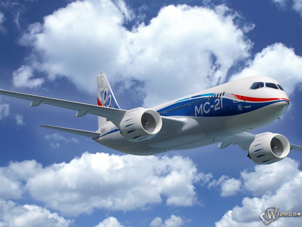 Самолет MC-21 1024x768