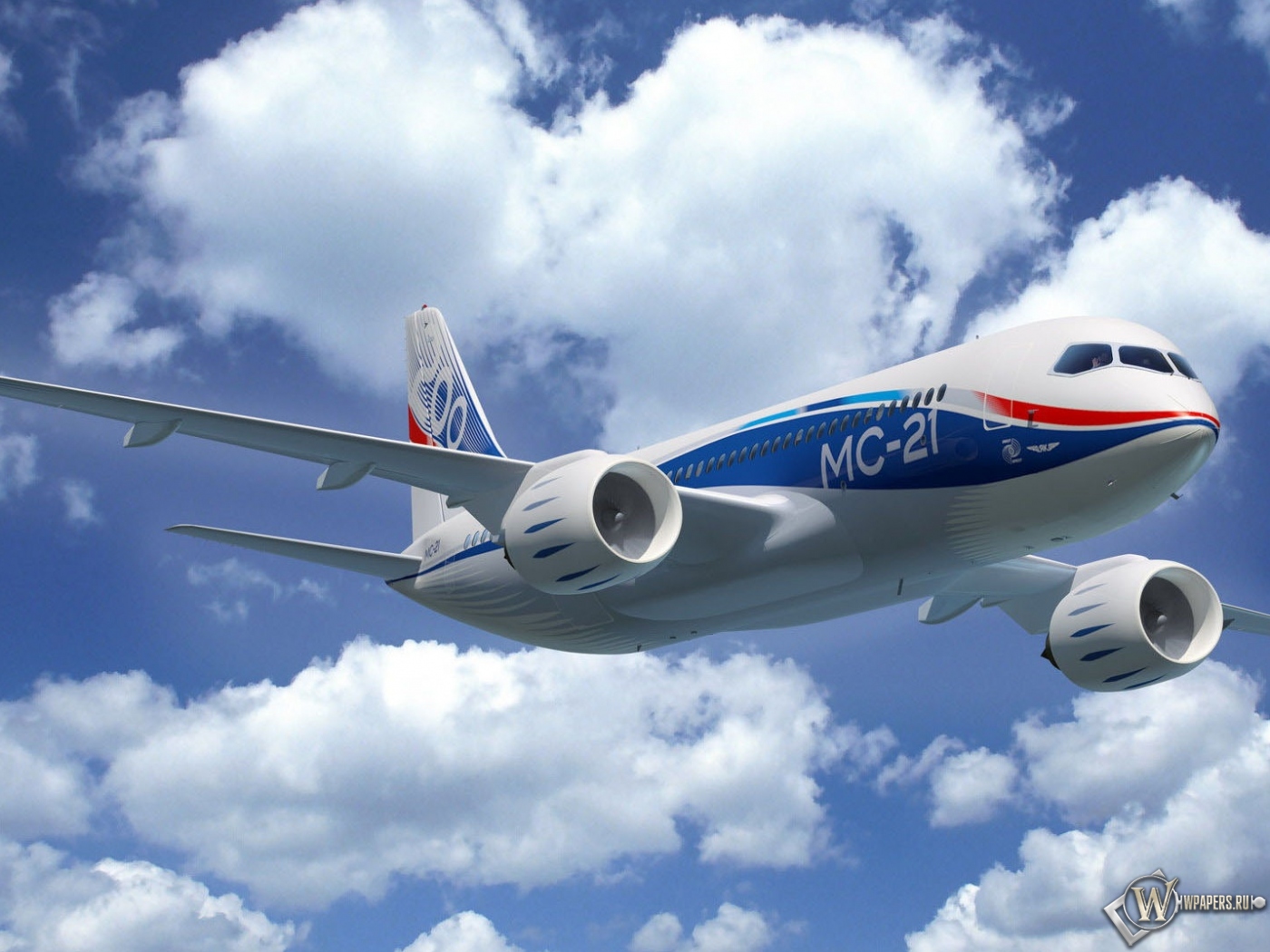 Самолет MC-21 1400x1050