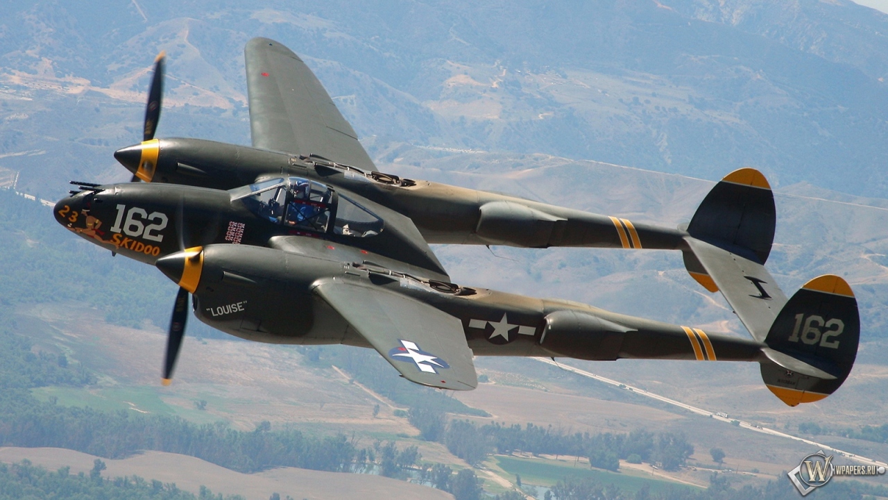 P-38 Lightning 1280x720