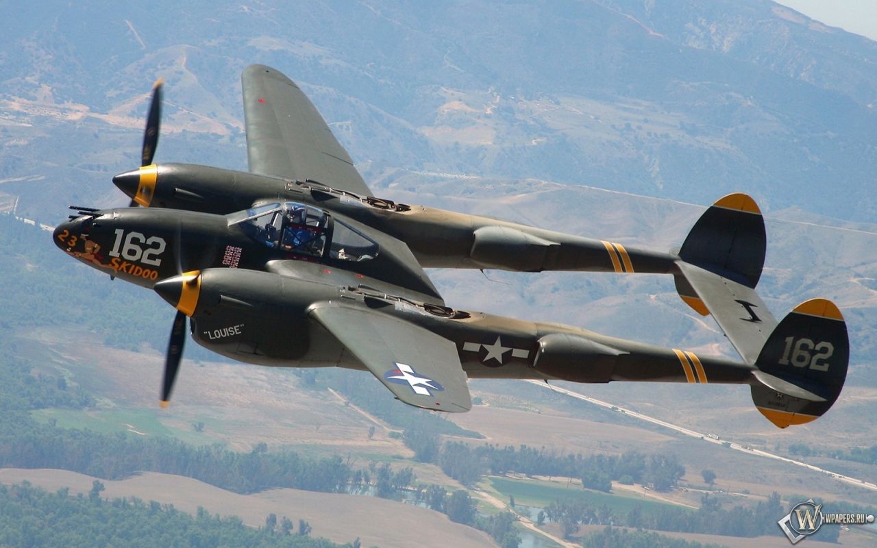 P-38 Lightning 1280x800