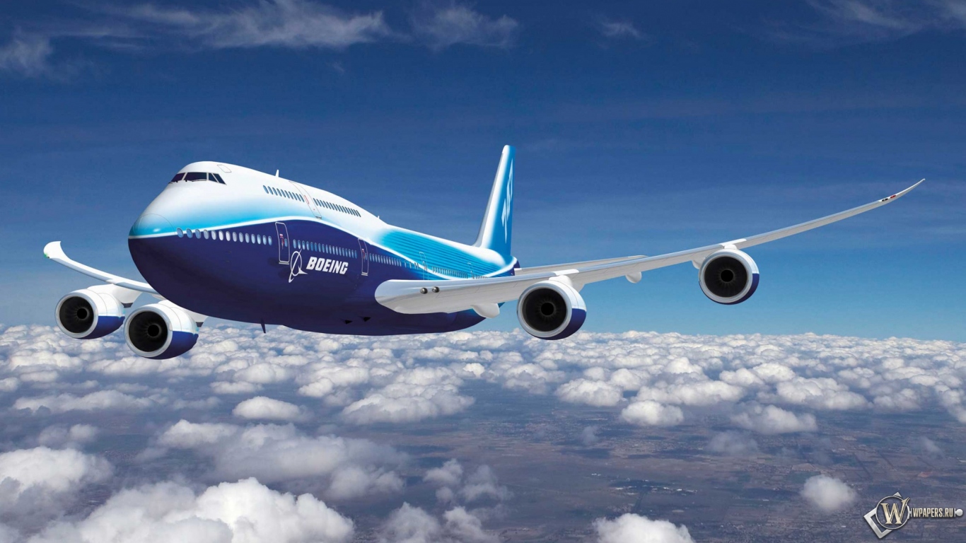 Boeing-747 1366x768