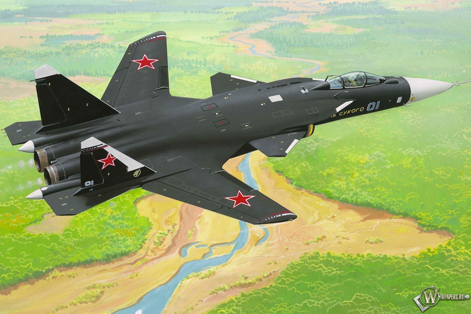 Су-47 1500x1000