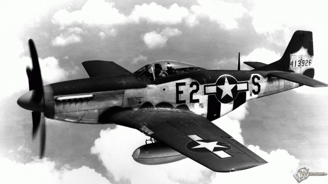 North American P-51 Mustang 1366x768