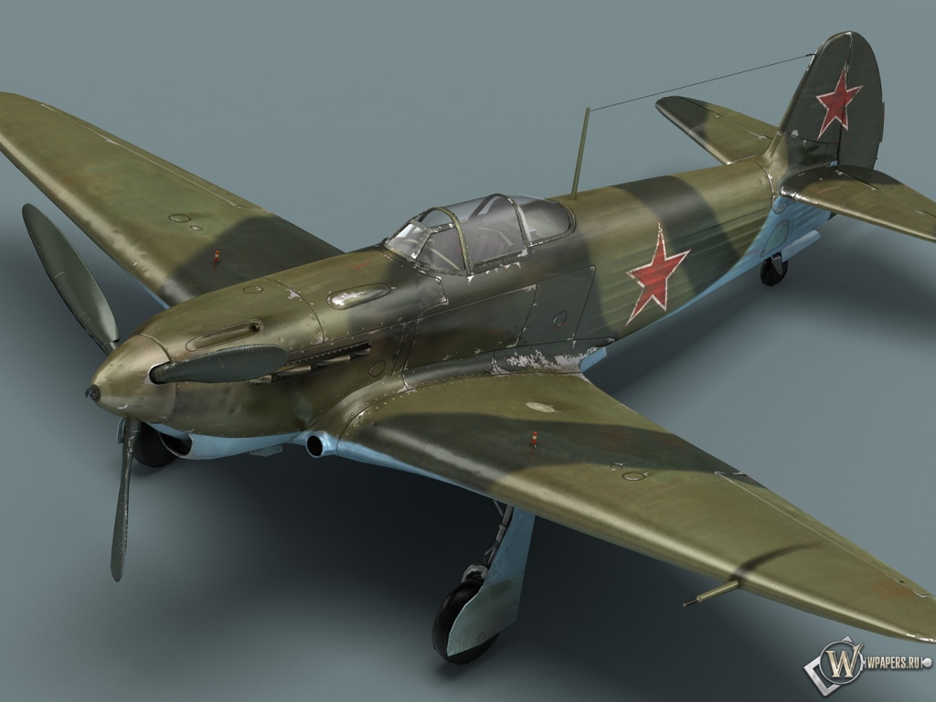 Советский истребитель Як-1 1024x768