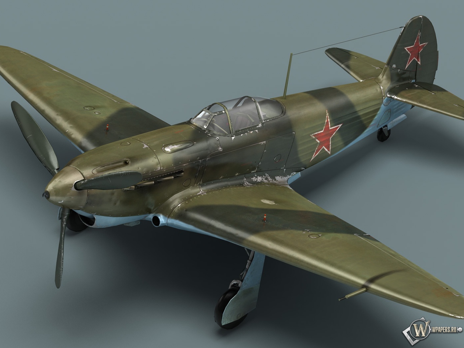 Советский истребитель Як-1 1600x1200