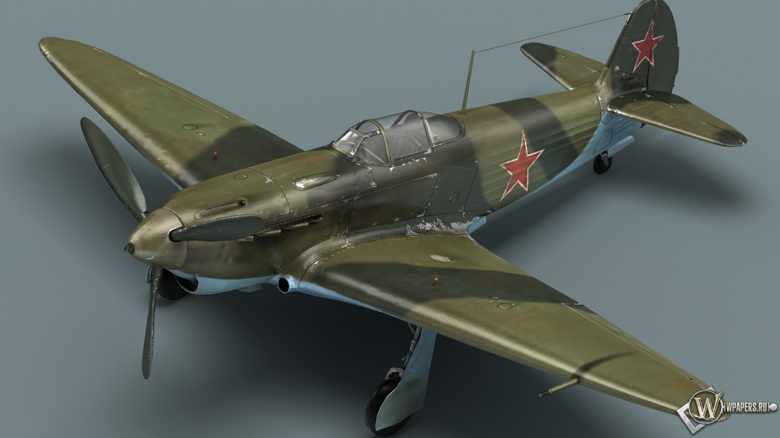 Советский истребитель Як-1 1600x900