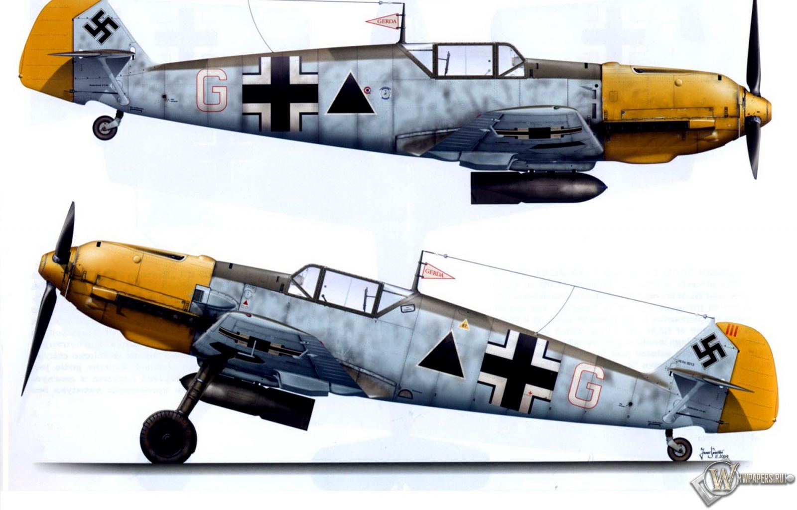 Bf-109E1-II.JG27 1600x1024