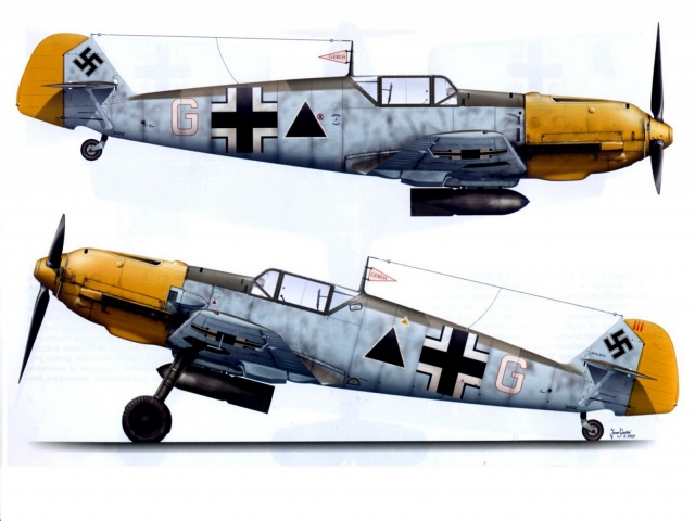 Bf-109E1-II.JG27