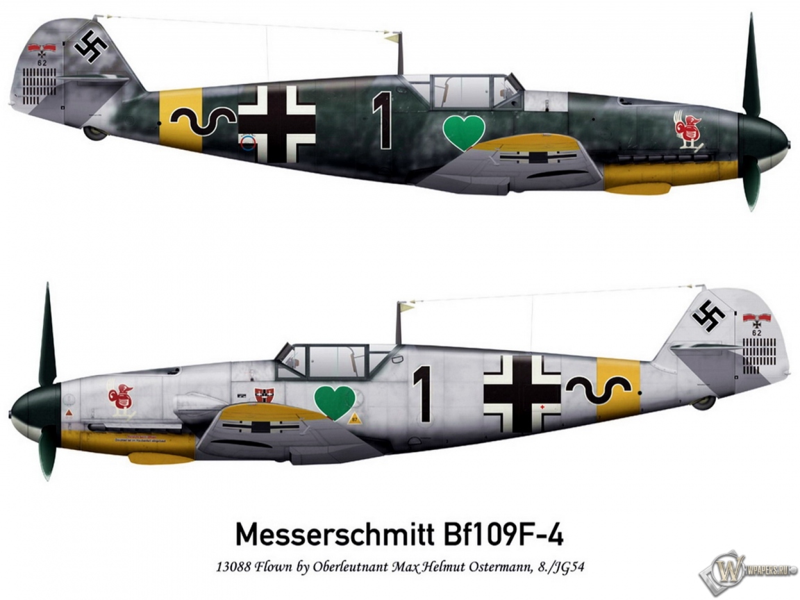 Bf-109F2 JG54 1152x864