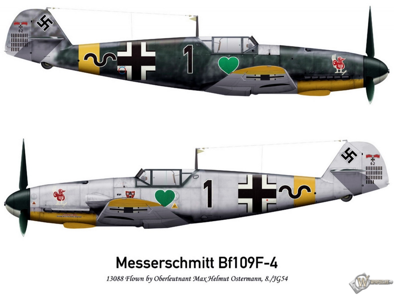 Bf-109F2 JG54 1280x960