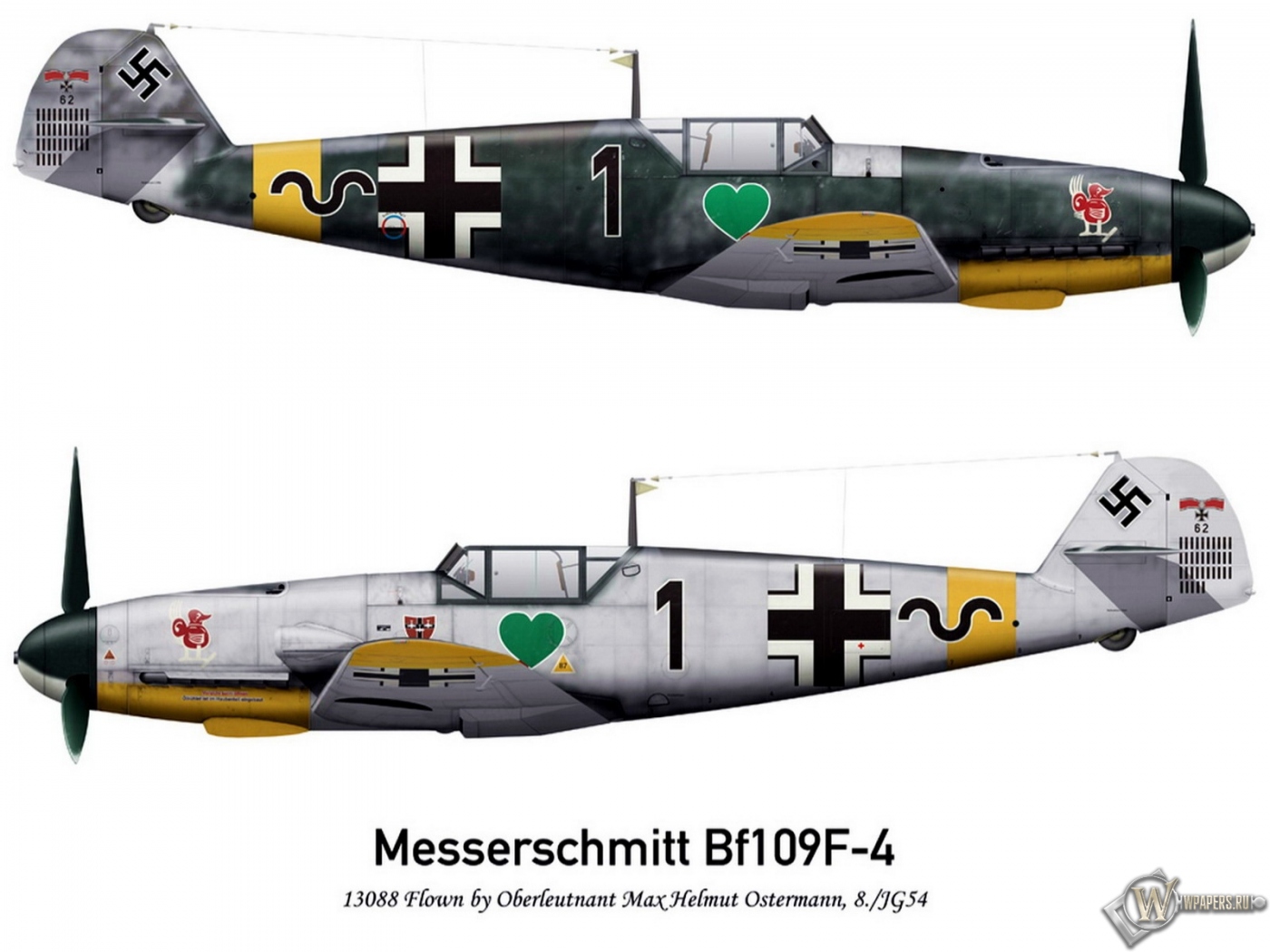 Bf-109F2 JG54 1400x1050
