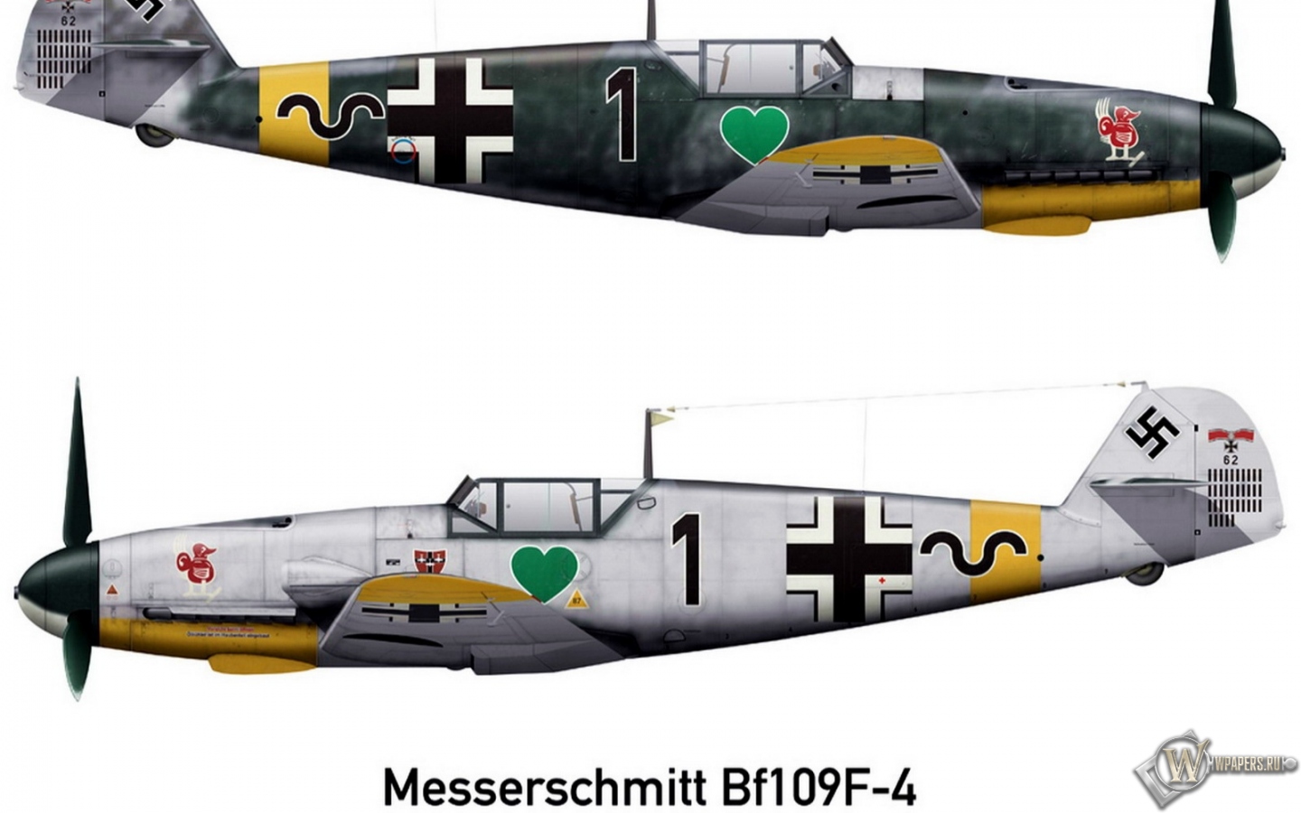 Bf-109F2 JG54 1440x900