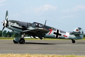 Обои Messerschmitt Bf-109: Истребитель, Messerschmitt Bf-109, Истребители