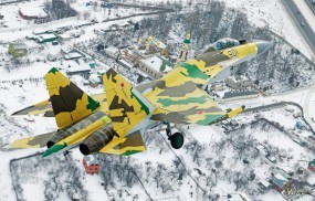 Обои Су-35 - Истребитель - Зима: Су-35, Истребители