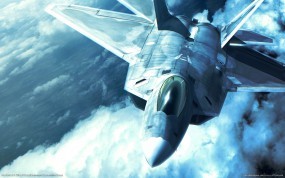 Обои F-22 raptor: Истребитель, Небо, Ace Combat X, F-22, Raptor, Истребители