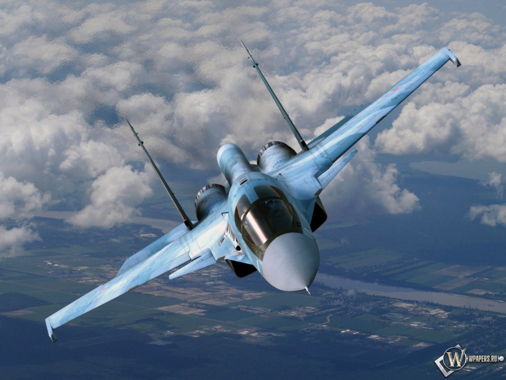 Su-34 Flanker-E 1024x768