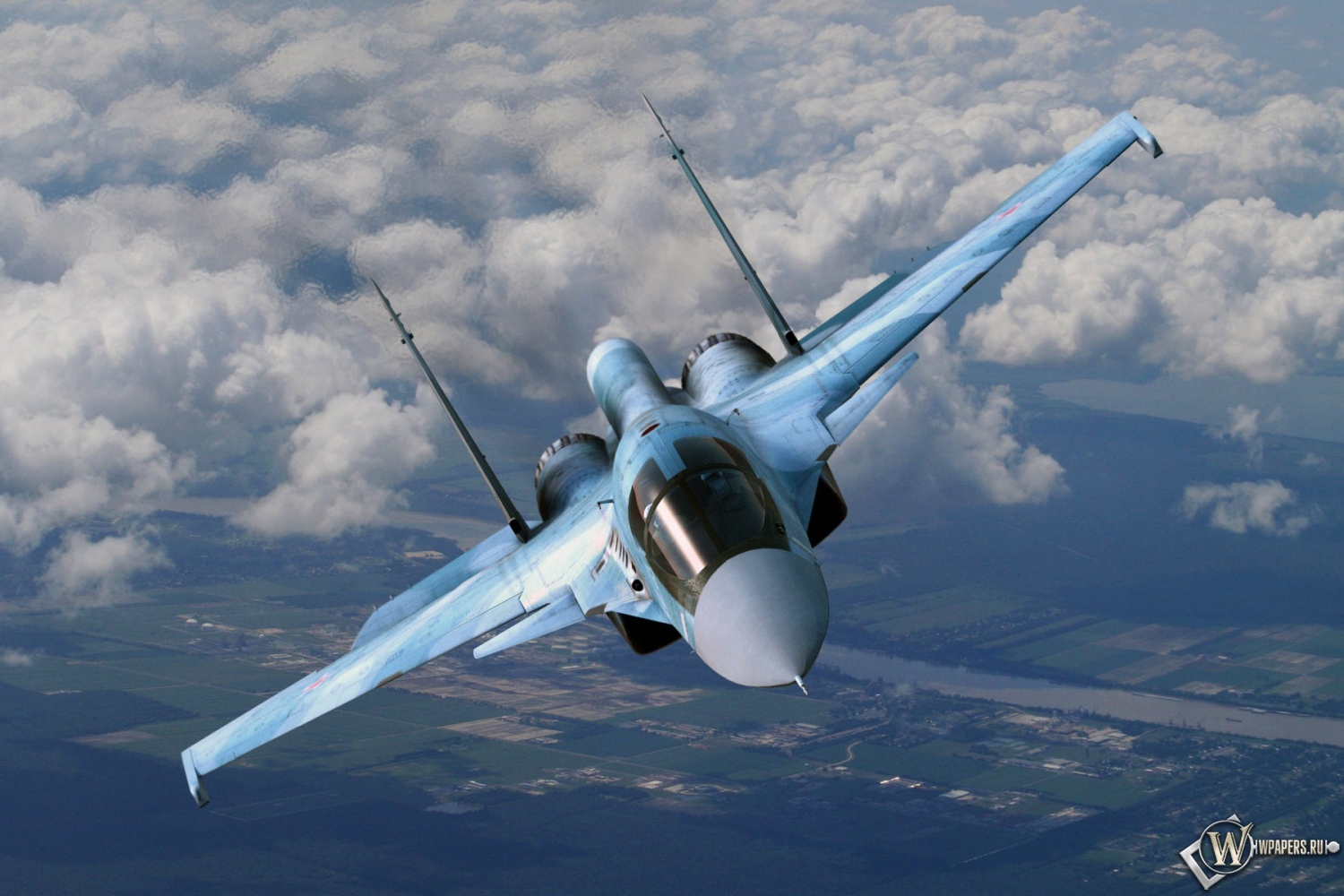 Su-34 Flanker-E 1500x1000