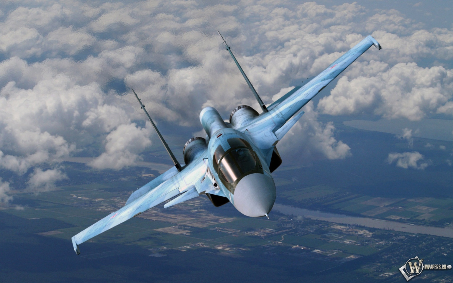 Su-34 Flanker-E 1536x960