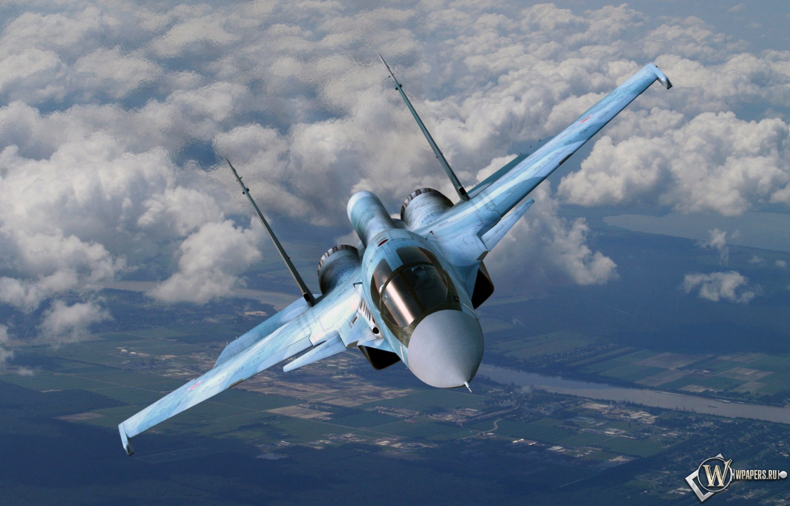 Su-34 Flanker-E 1600x1024