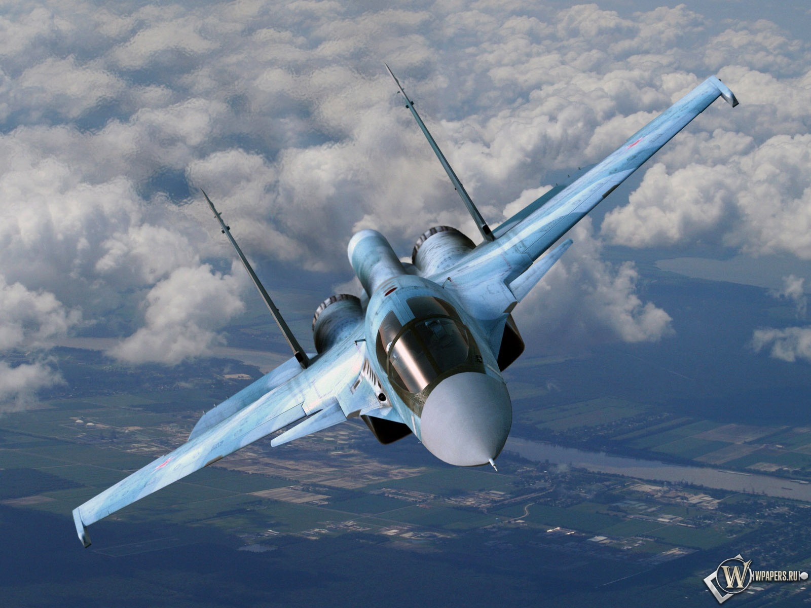 Su-34 Flanker-E 1600x1200