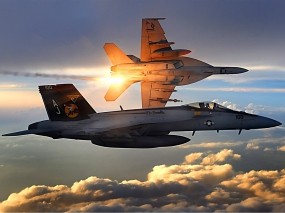 Обои FA-18 Super Hornet : Истребители, Полёт, Небо, Воздух, FA-18, Истребители