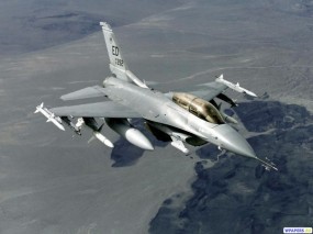 Обои Истребитель F-16: Истребитель, F-16, Истребители