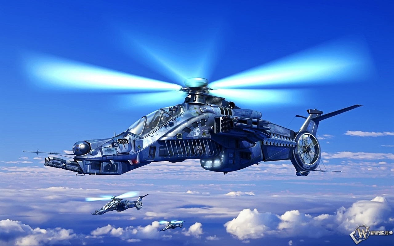 Вертолет будующего 1280x800