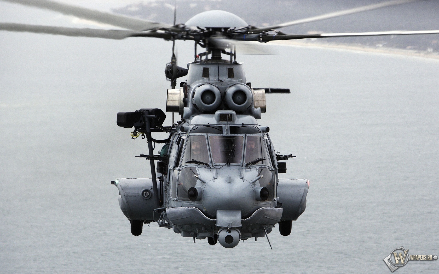 Военный вертолет 1680x1050
