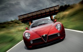 Обои Alfa Romeo 8C: Alfa Romeo 8C, Alfa Romeo