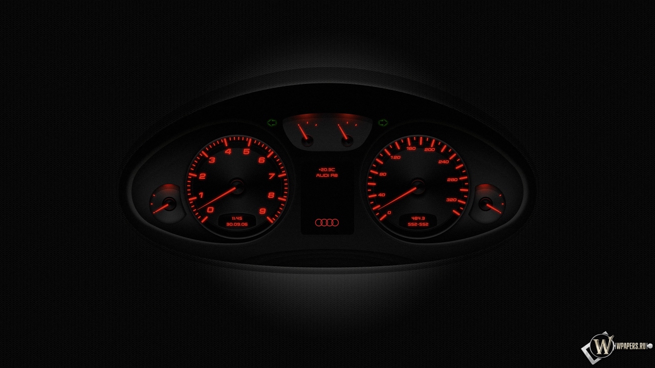 Приборная панель Audi R8 1280x720
