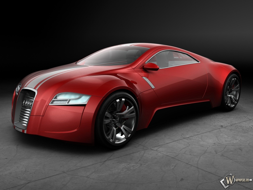 Audi R Zero Concept Red SA 1024x768