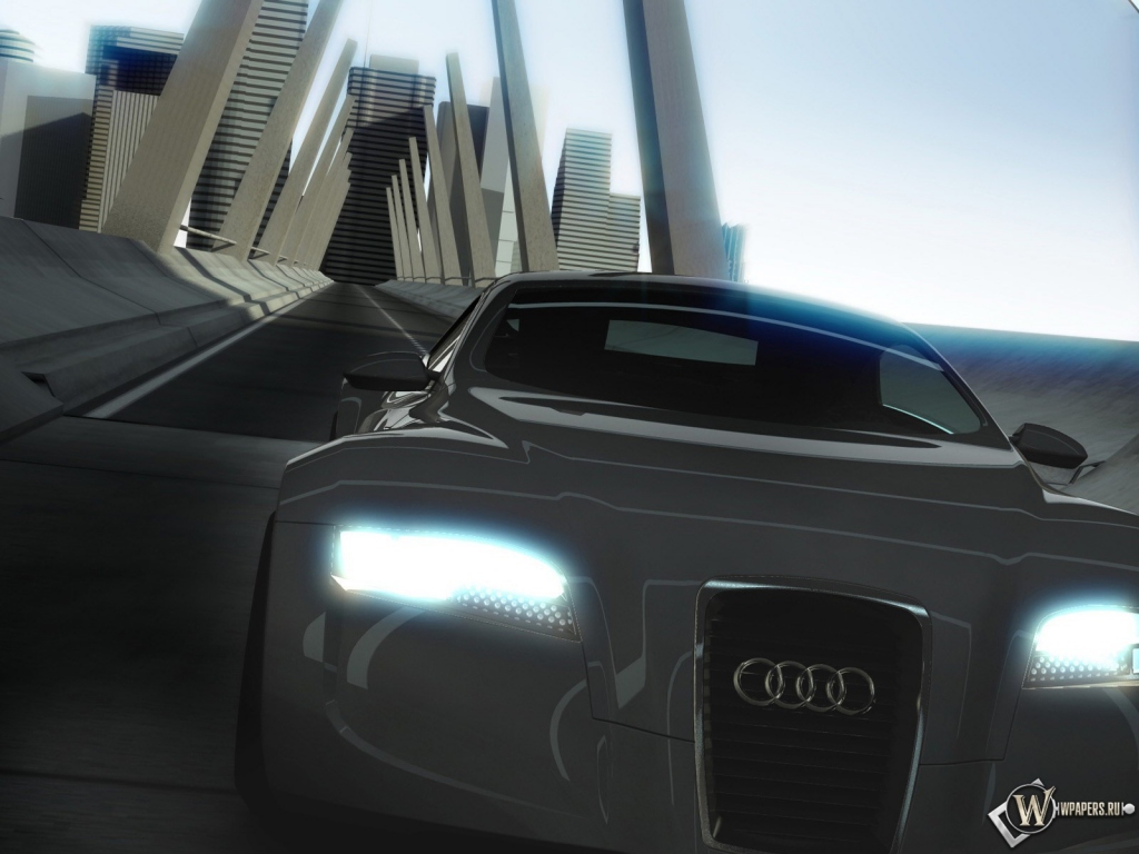 Audi R Zero Concept Tunnel 1024x768