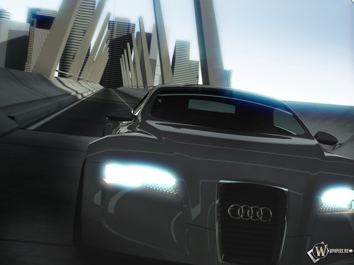 Audi R Zero Concept Tunnel 1152x864