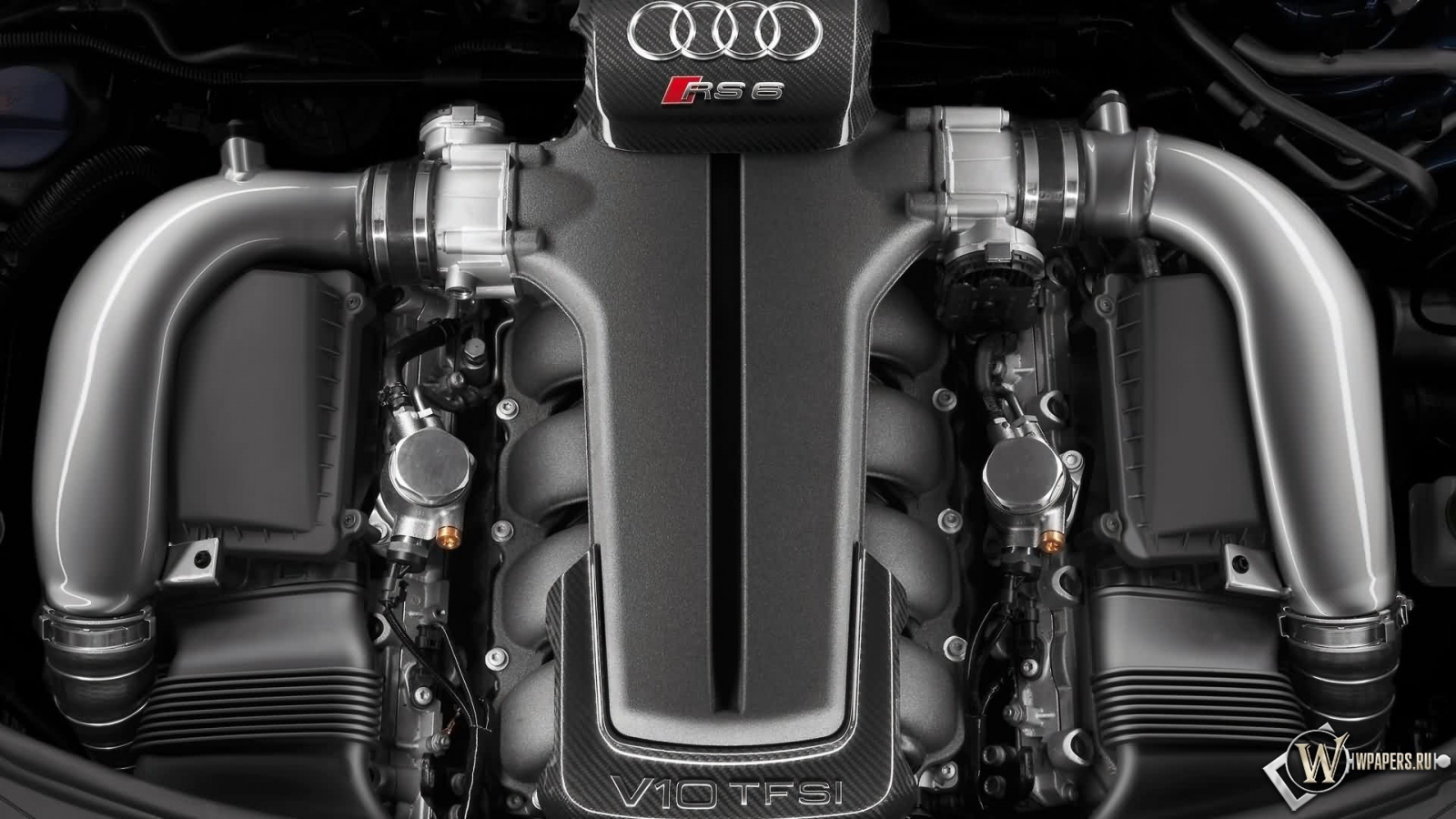 Двигатель Audi V10 TFSI 1600x900