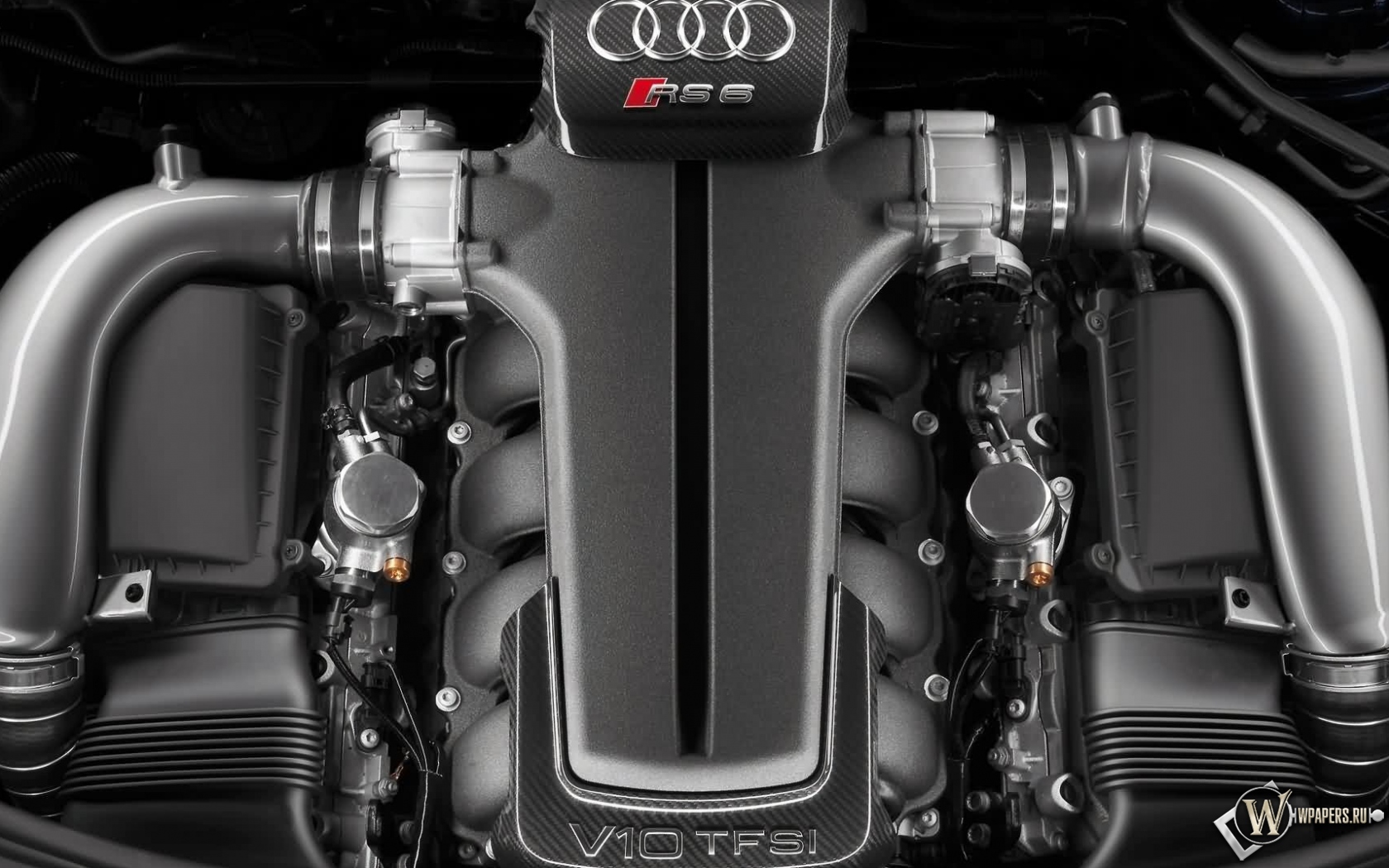 Двигатель Audi V10 TFSI 1680x1050