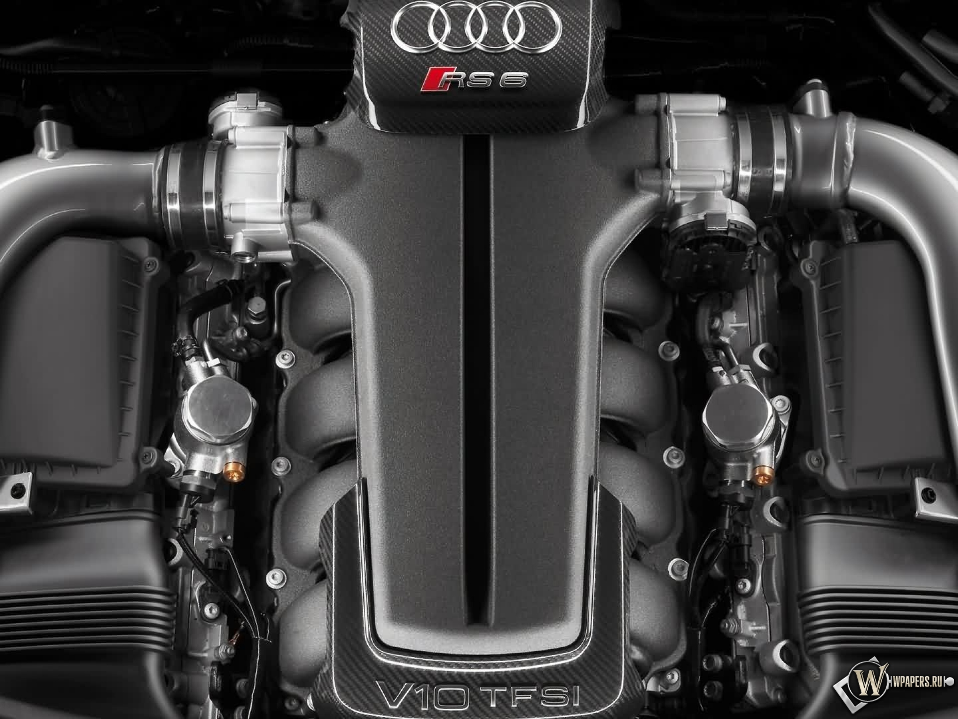 Двигатель Audi V10 TFSI 1920x1440