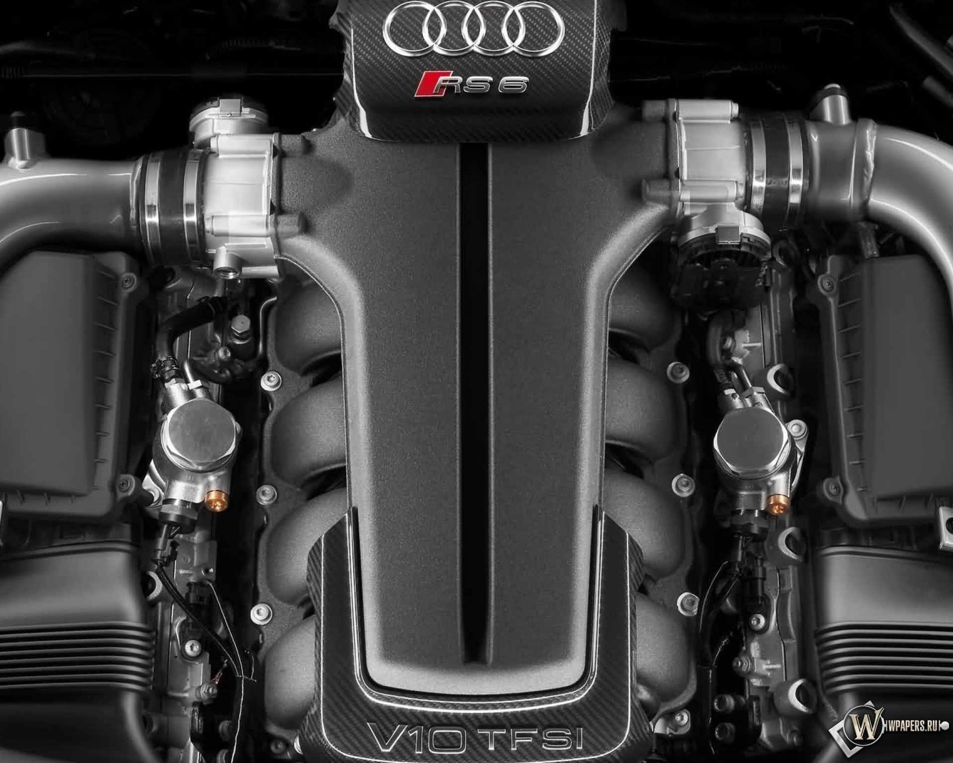 Двигатель Audi V10 TFSI 1920x1536