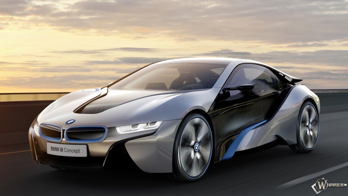 Обои на рабочий стол bmw i8