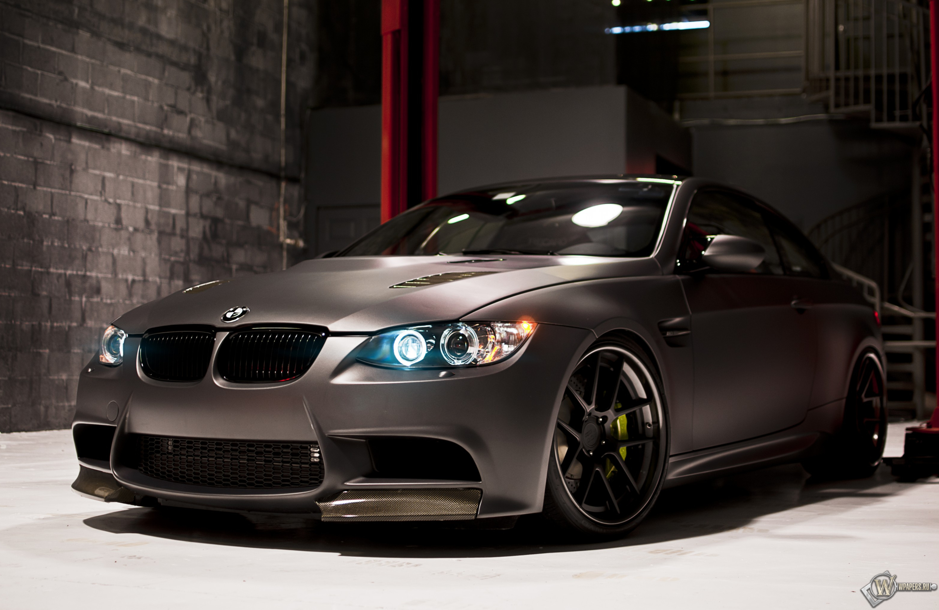 Matte Black BMW M3 Coupe by RDSport 3024x1964