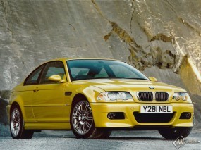 Обои BMW M3: Желтый, BMW M3, BMW