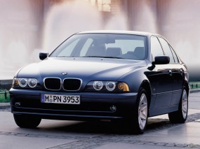 Обои BMW - 5 Series (2001): BMW 5, Чёрное авто, BMW