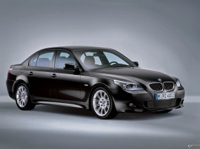 Обои BMW - 5 Series M Sport Package (2005): BMW, BMW 5, Чёрное авто, Sport Package, BMW