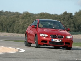 Обои BMW - M3 (2008): BMW, Красное авто, BMW M3, BMW