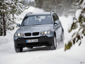 Обои BMW X3 (2004): Внедорожник, Зима, BMW X3, BMW