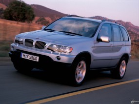 Обои BMW X5 (2000): Внедорожник, Асфальт, BMW X5, BMW