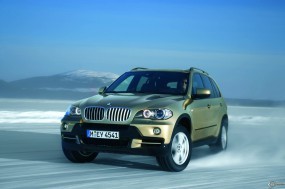 Обои BMW - X5 (2007): Внедорожник, Снег, BMW X5, BMW