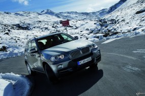 Обои BMW - X5 (2007): Внедорожник, Снег, BMW X5, BMW