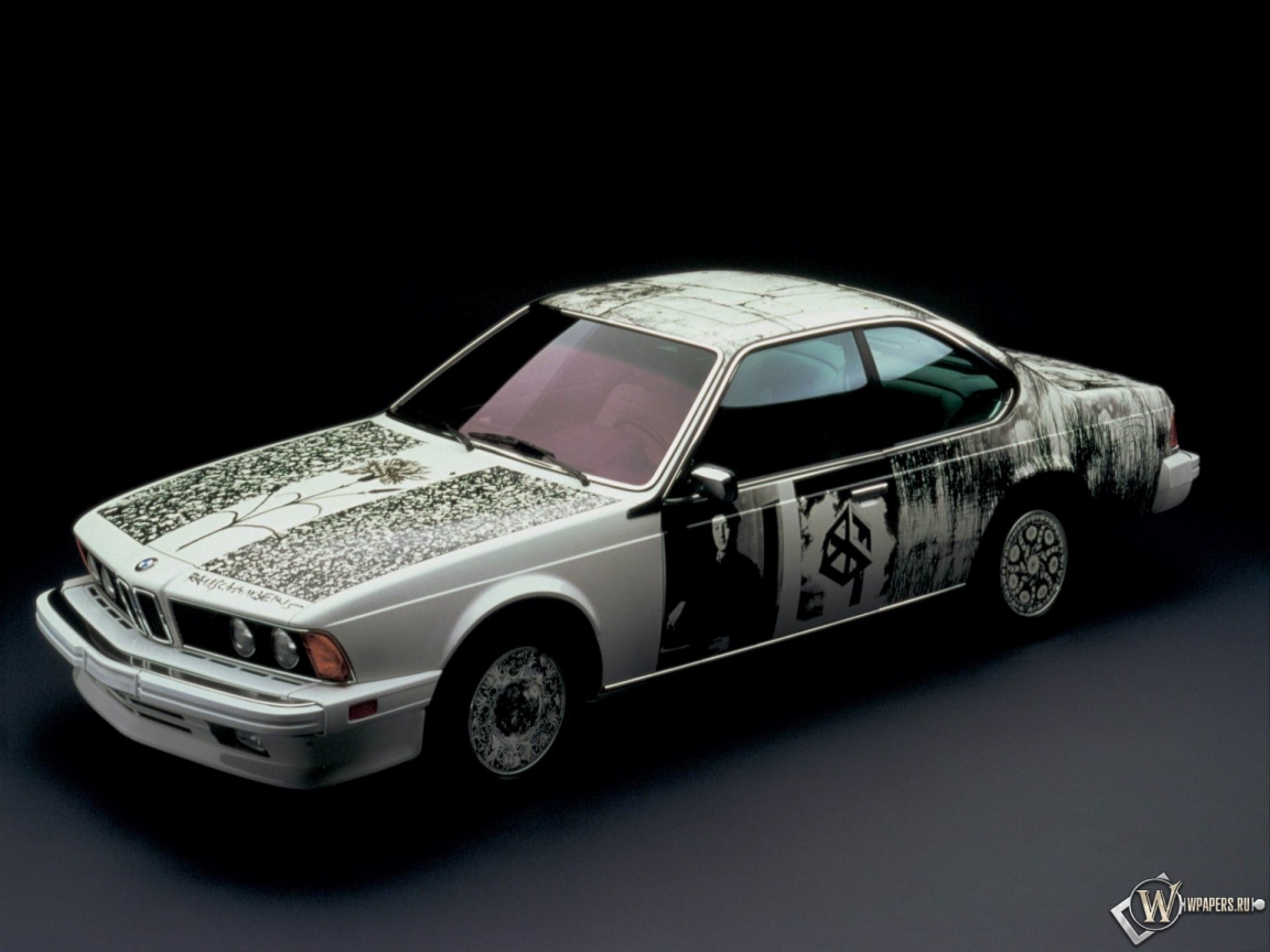 BMW 635 CSi Art Car - 6 (1986): Роберт Раушенберг 1152x864