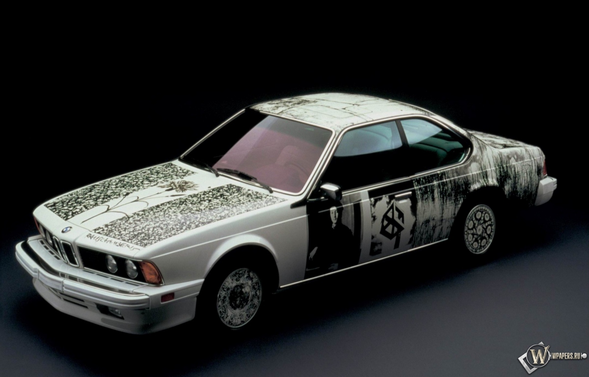 BMW 635 CSi Art Car - 6 (1986): Роберт Раушенберг 1200x768