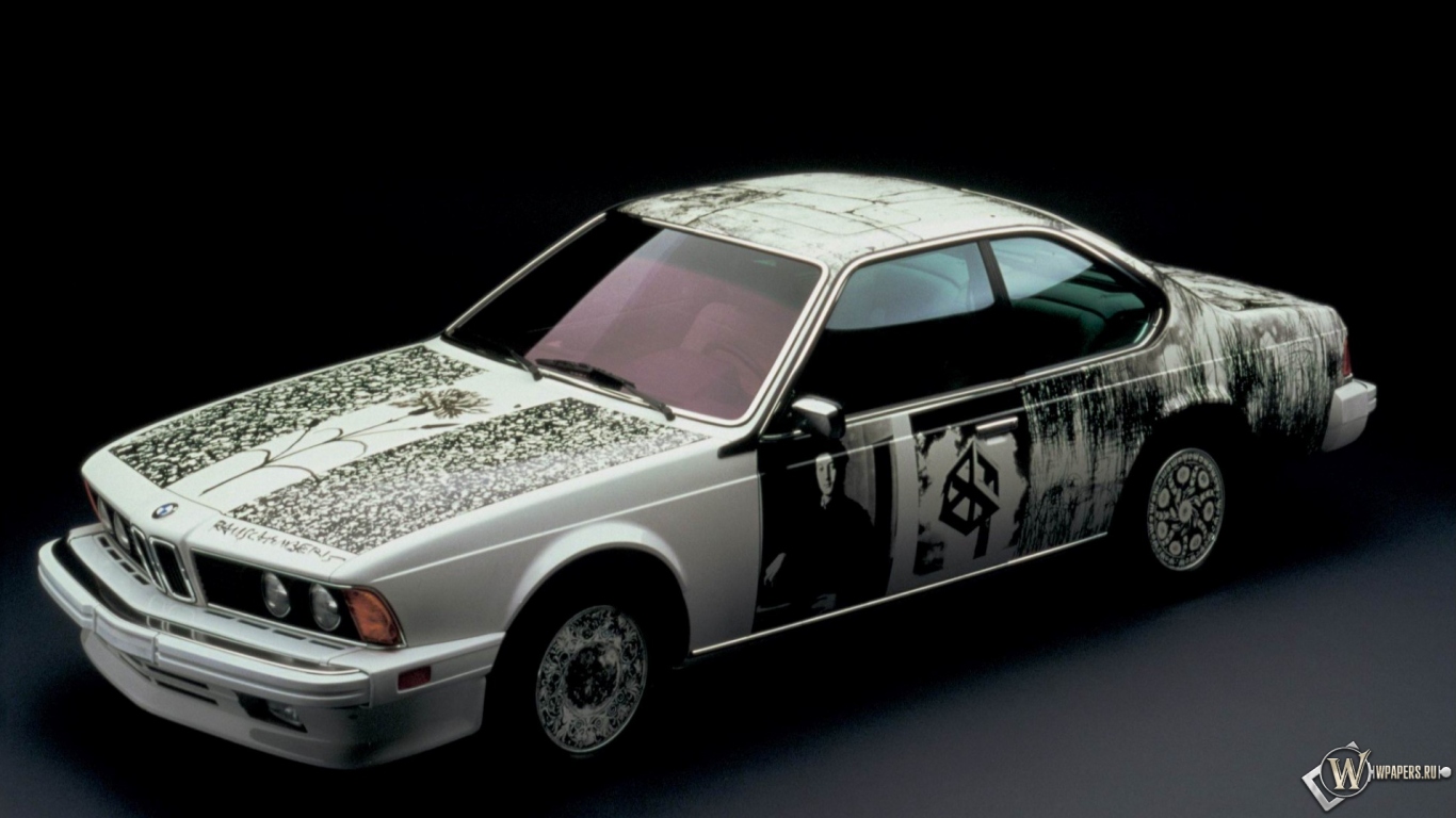 BMW 635 CSi Art Car - 6 (1986): Роберт Раушенберг 1366x768